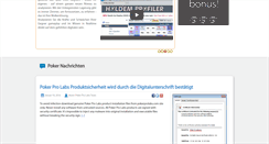 Desktop Screenshot of de.pokerprolabs.com